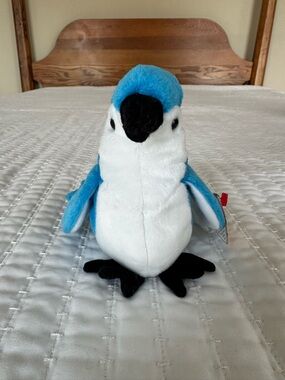 Rocket the Blue Jay Beanie Baby